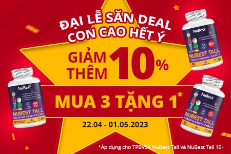 TPBVSK NuBest Tall tung deal to mừng tuổi mới